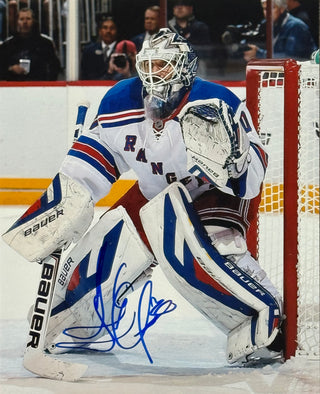 Henrik Lundqvist Autographed 8x10 Rangers Hockey Photo