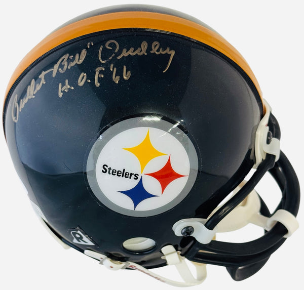 Bullet Bill Dudley Autographed Steelers Mini Helmet (JSA)