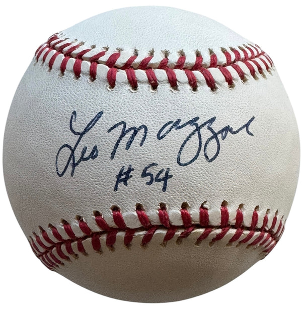 Leo Mazzone Autographed Official National League Baseball