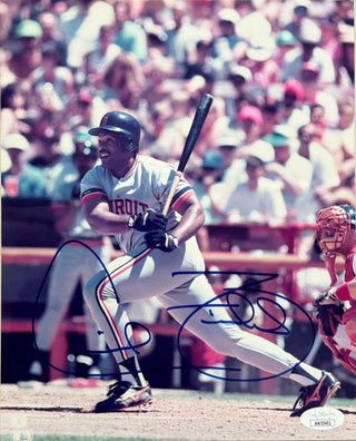 Cecil Fielder Autographed Tigers 8x10 Photo (JSA)