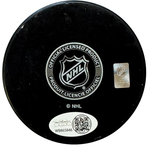 Brad Marchand Autographed Official Bruins Puck (JSA Witness)