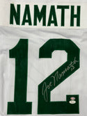 Joe Namath Autographed New York Jets Custom Jersey (JSA)