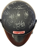 Nascar Autographed Simpson Full Size Replica Multi Signed Helmet