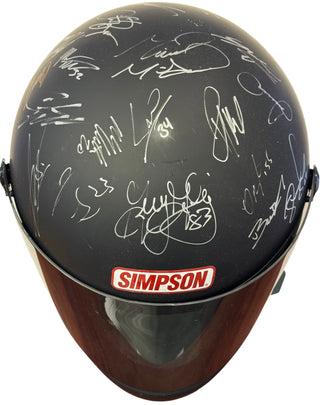 Nascar Autographed Simpson Full Size Replica Multi Signed Helmet