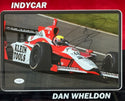 Dan Wheldon Autographed 8x12 Racing Photo Framed (JSA)