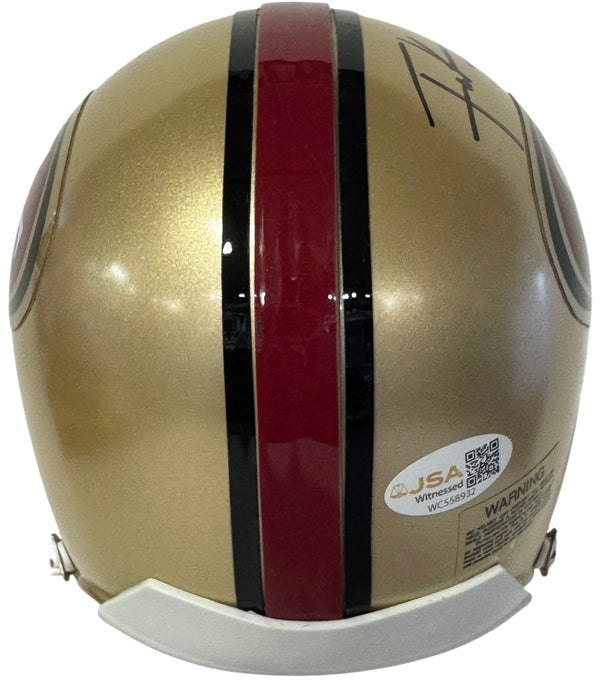 Frank Gore Autographed San Francisco 49ers Mini Helmet (JSA)