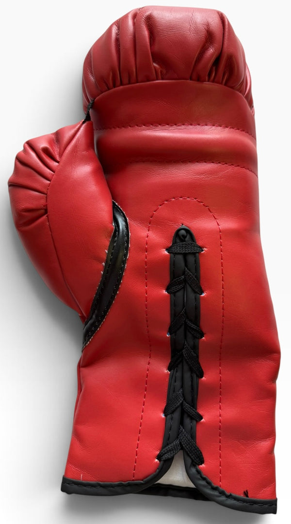 George Foreman Autographed Red Everlast Left Boxing Glove (JSA/Foreman Holo)