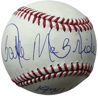 Bake McBride Autographed Official Major League Baseball (TriStar)