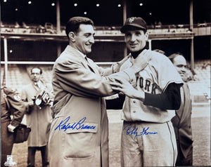 Bobby Thomson & Ralph Branca Autographed 16x20 Baseball Photo
