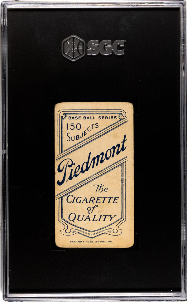 Al Bridwell 1909 T206 Portrait, No Cap Piedmont Tobacco Card (SGC 1.5)