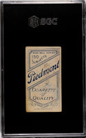 Red Ames 1909 T206 Portrait Piedmont Tobacco Card (SGC 1)