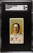 Red Ames 1909 T206 Portrait Piedmont Tobacco Card (SGC 1)