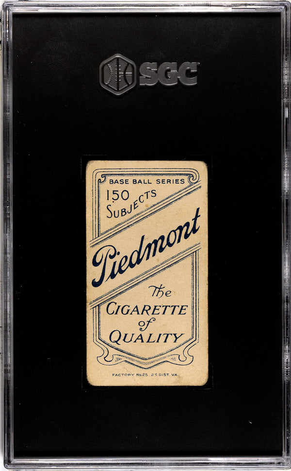 Rube Oldring 1909 T206 Fielding Piedmont Tobacco Card (SGC 2)