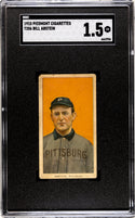 Bill Abstein 1910 T206 Piedmont Tobacco Card (SGC 1.5)