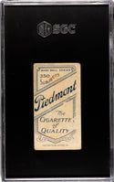 Danny Hoffman 1910 T206 Piedmont Tobacco Card (SGC 1)