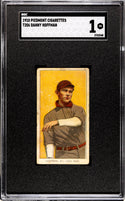 Danny Hoffman 1910 T206 Piedmont Tobacco Card (SGC 1)