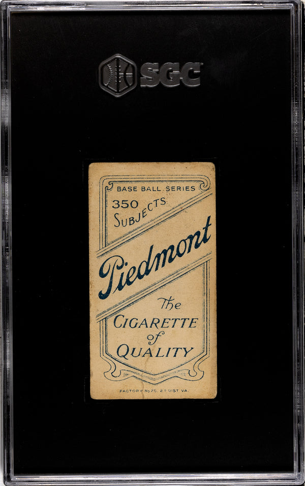 Harry Krause 1910 T206 Portrait Piedmont Tobacco Card (SGC 1.5)