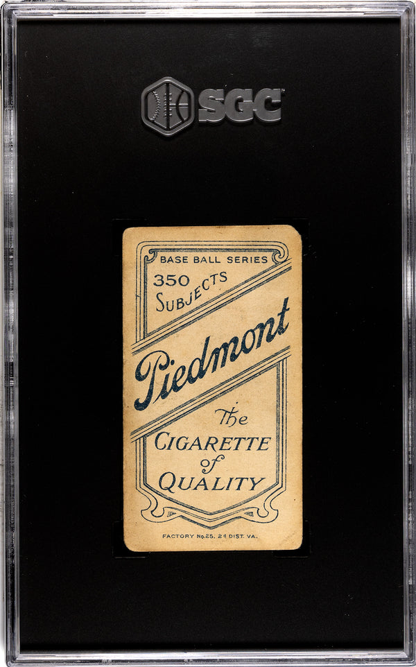 Jack Knight 1910 T206 Portrait Piedmont Tobacco Card (SGC 2)