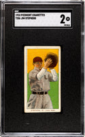 Jim Stephens 1910 T206 Piedmont Tobacco Card (SGC 2)