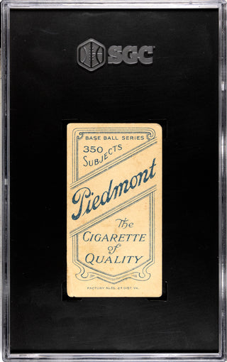 Stoney McGlynn 1910 Piedmont Cigarettes T206 SGC 2.5