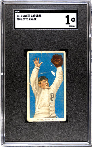 Otto Knabe 1910 Sweet Caporal T206 SGC 1