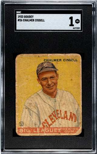 Chalmer Cissell 1933 Goudey #26 SGC 1
