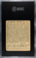 Sam Rice 1934-36 Diamond Stars #32 SGC 1.5