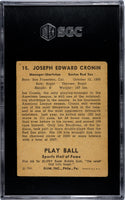 Joe Cronin 1941 Playball SGC 1