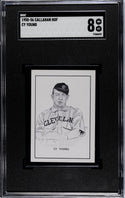 Cy Young 1950-56 Callahan HOF SGC 8