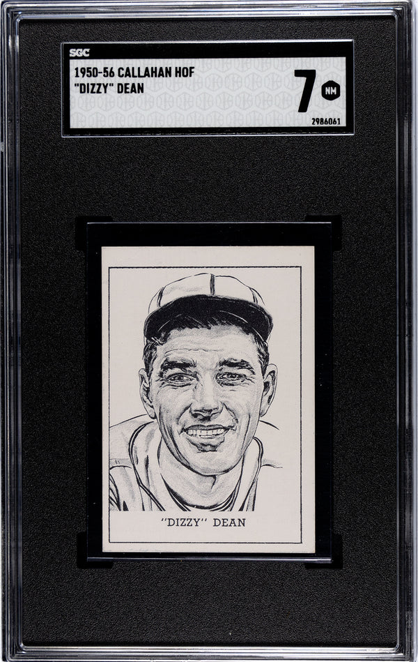 Dizzy Dean 1950-56 Callahan HOF SGC 7