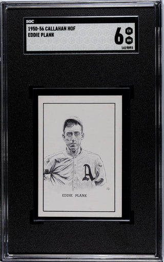 Eddie Plank 1950-56 Callahan HOF SGC 6