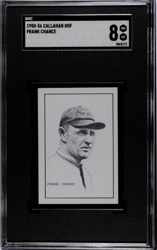 Frank Chance 1950-56 Callahan HOF SGC 8