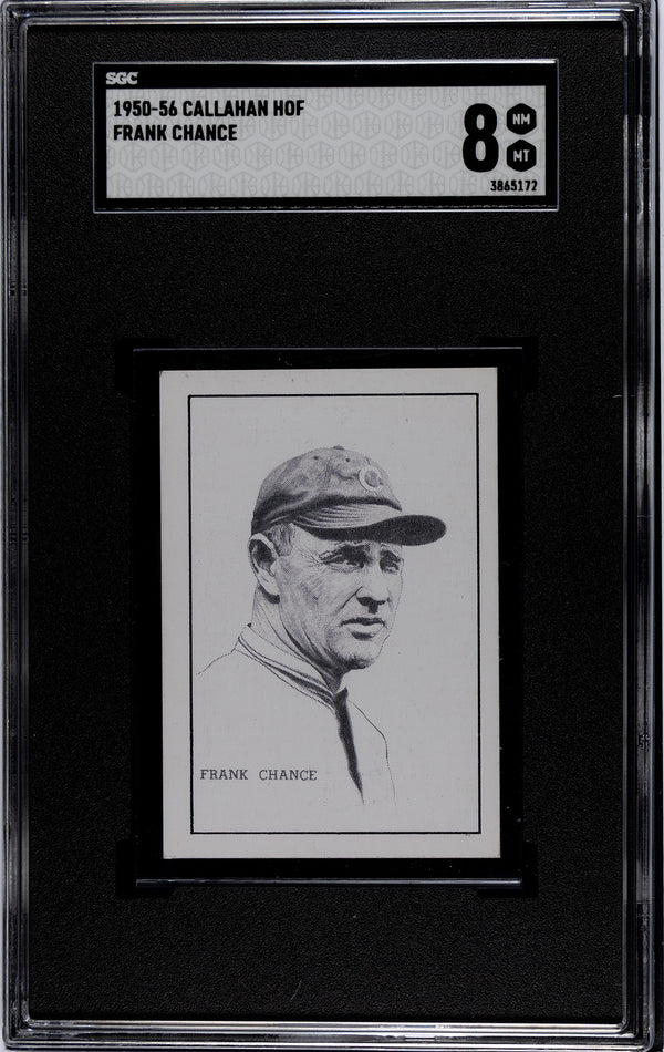 Frank Chance 1950-56 Callahan HOF SGC 8