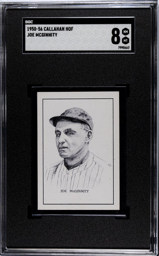 Joe McGinnity 1950-56 Callahan HOF SGC 8