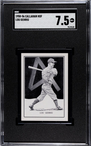 Lou Gehrig 1950-56 Callahan HOF SGC 7.5