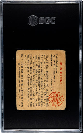 John Greene 1950 Bowman SGC 1