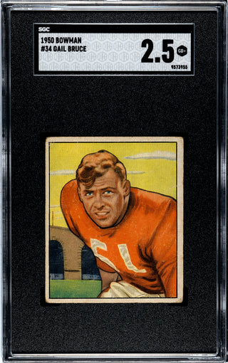 Gail Bruce 1950 Bowman #34 SGC 2.5