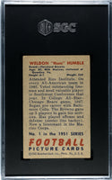 Weldon "Hum" Humble 1951 Bowman #1 SGC 2