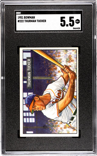 Thurman Tucker 1951 Bowman #222 SGC 5.5