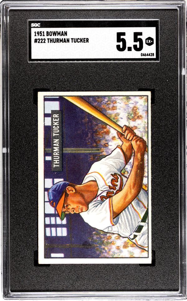 Thurman Tucker 1951 Bowman #222 SGC 5.5