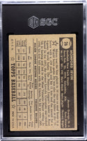Monte Irvin 1952 Topps Card #26 SGC 2