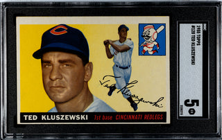 Ted Kluszewski 1955 Topps Card #120 SGC 5