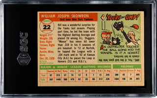 Bill Skowron 1955 Topps Card #22 SGC 5