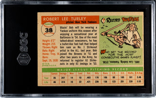 Bob Turley 1955 Topps Card #38 SGC 5.5