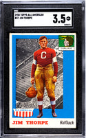 Jim Thorpe 1955 Topps All American Rookie Card #37 SGC 3.5