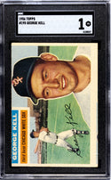 George Kell 1956 Topps Card #195 SGC 1