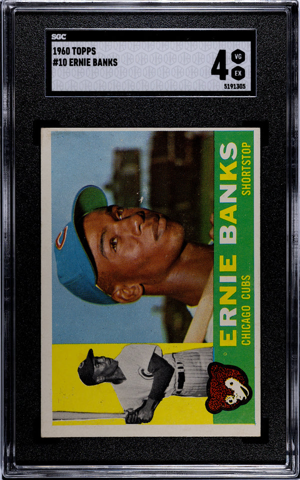 Ernie Banks 1960 Topps #10 SGC 4