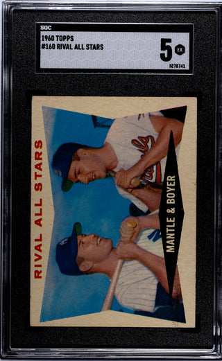 Rival All-Stars 1960 Topps #160 SGC 5
