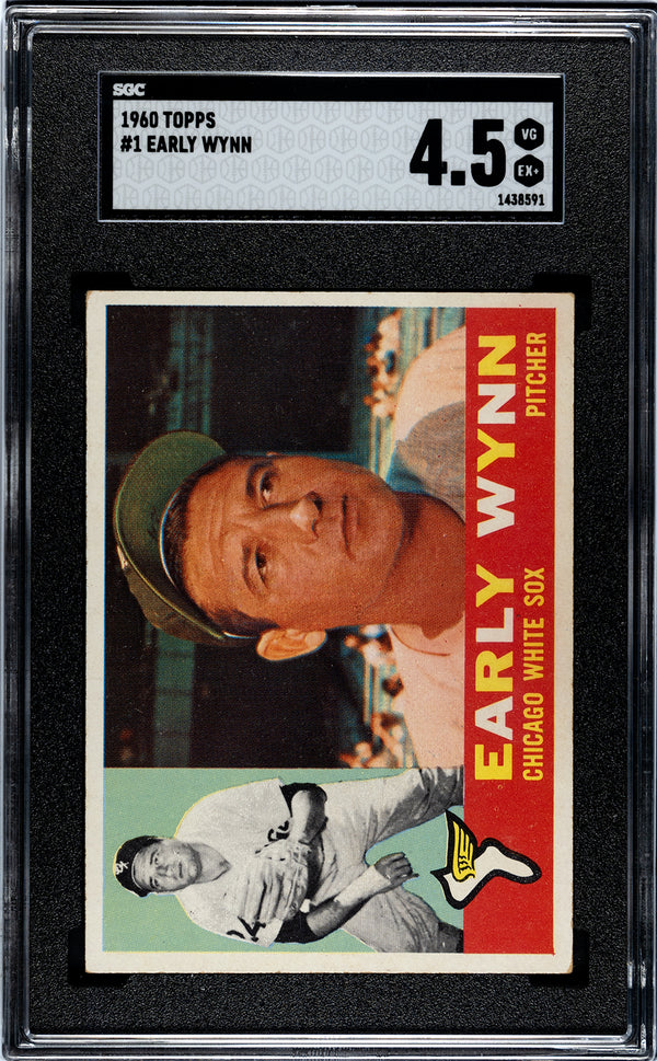 Early Wynn 1960 Topps Card #1 SGC 4.5