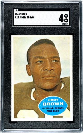 Jimmy Brown 1960 Topps #23 SGC 4